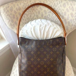 AUTHENTIC Louis Vuitton Looping Monogram Canvas GM